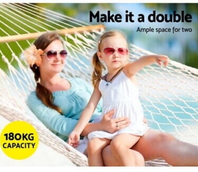 Picture of Hammock Cotton Rope Hanging Chair Swing Seat Outdoor Indoor Camping Garden Multicolor 