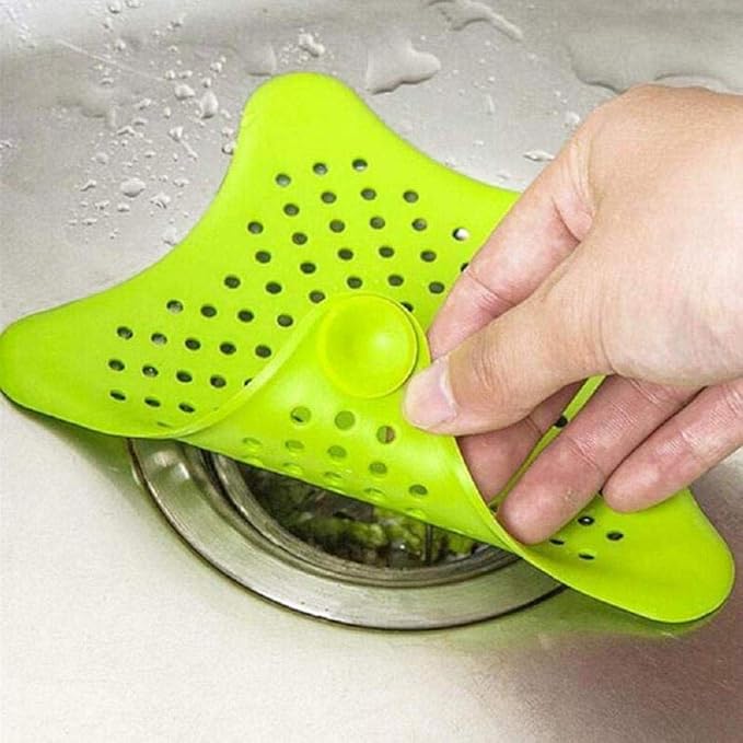 Picture of 4 Pc Sink Filter Kitchen Sink Strainer Sewer Drain Strainer Bathtub Drain Cover Hair Catcher Multicolor 