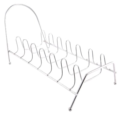 Picture of Stainless Steel Dish Rack for Kitchen Counter, Multipurpose Dish Drying Holder, Sink Countertop Storage Organizer Silver 