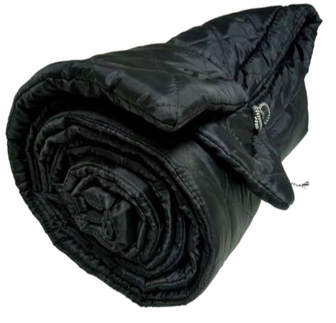 Picture of Camping Bed Mattress Pad Comfortable Roll-Up Sleeping Solution Black Single