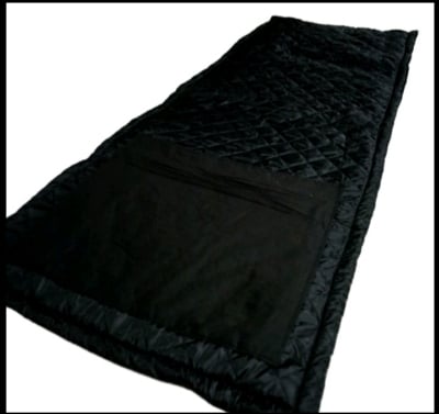 Picture of Camping Bed Mattress Pad Comfortable Roll-Up Sleeping Solution Black Single