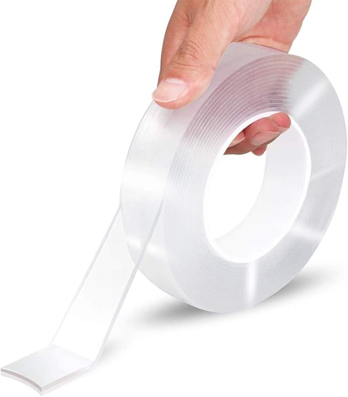 Picture of 3 Miter Reusable Double Sided Acrylic Adhesive Transparent Tape  