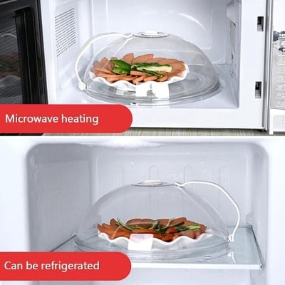 Picture of Splash-proof food lids washed and used in the microwave  