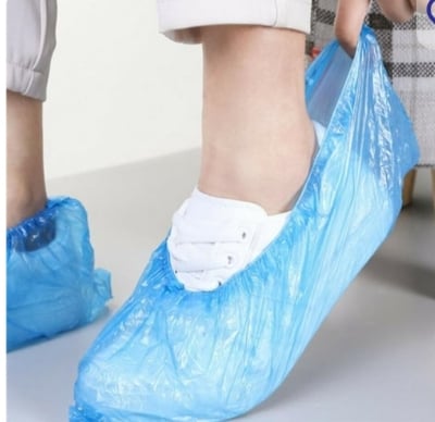 Picture of 1 time use Boot Shoe Covers 30 pcs Blue Int: One size