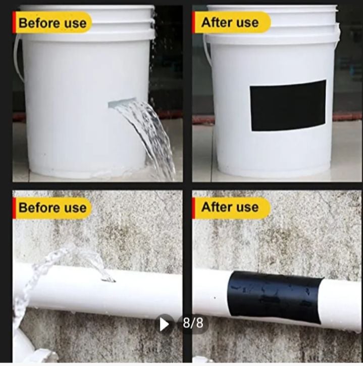 Picture of Rubberized repair tape waterproof flex tape seal repair tape Black 