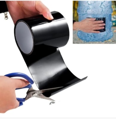 Picture of Rubberized repair tape waterproof flex tape seal repair tape Black 