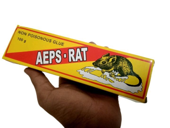Picture of Heavy Sticky China Glue for Mouse rat catchers 130gm Brown 