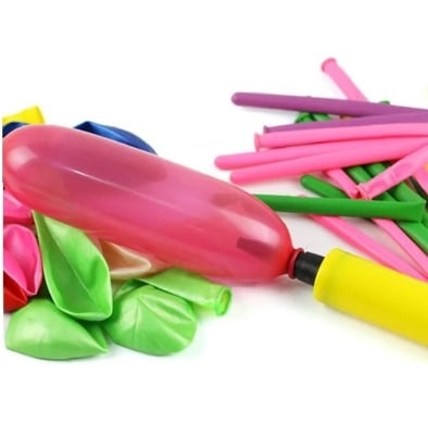 Picture of China Mini Balloon pump 1 pcs Party balloons inflatable air pumper hand push pump Multicolor 