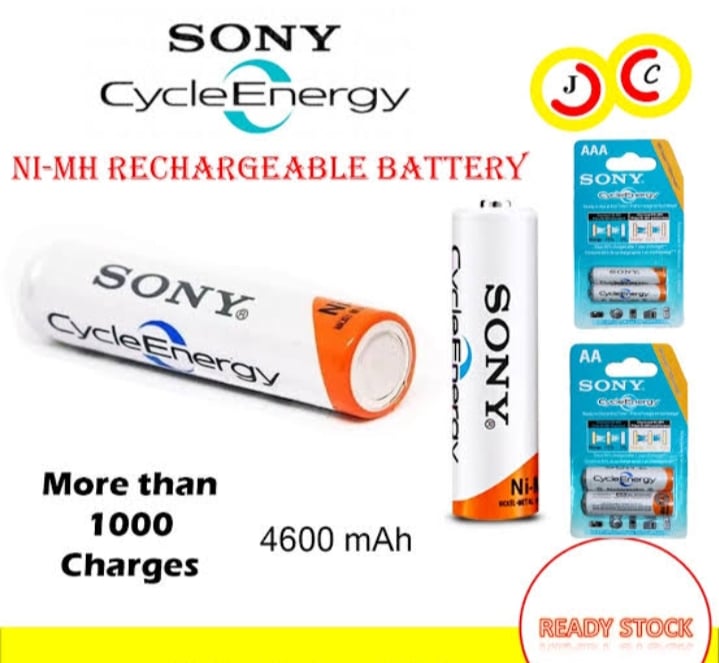 Picture of AAA Sony charge Bettary echargeable Bettary 2 Pack small pencil bettary White 