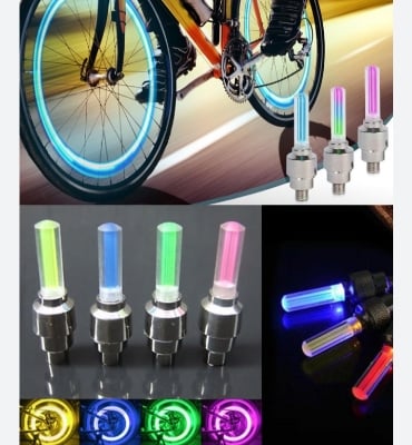 Picture of 2 Pack Bicycle wheel flash light reflector light Multicolor 