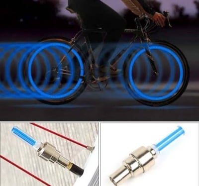 Picture of 2 Pack Bicycle wheel flash light reflector light Multicolor 
