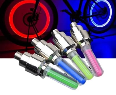 Picture of 2 Pack Bicycle wheel flash light reflector light Multicolor 