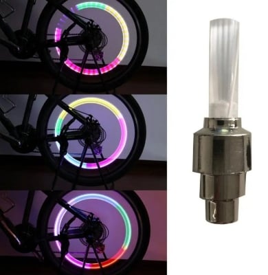 Picture of 2 Pack Bicycle wheel flash light reflector light Multicolor 