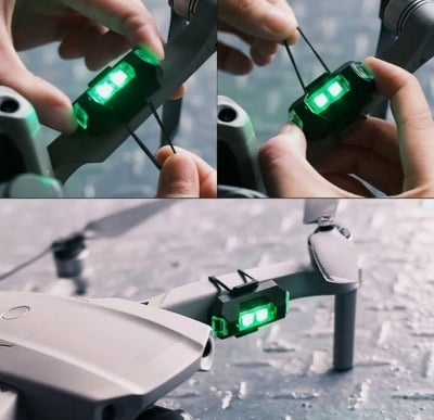 Picture of Portable Warning light rechargeable Bi cycle flashing light