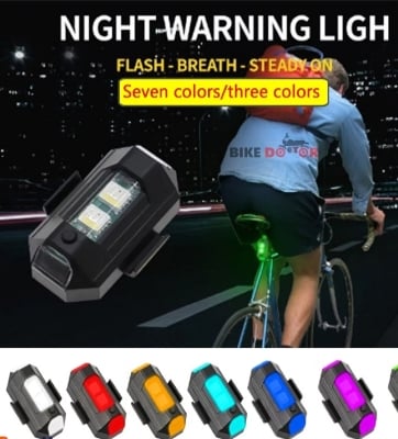 Picture of Portable Warning light rechargeable Bi cycle flashing light