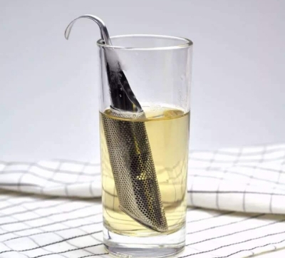 Picture of 1 pcs Stainless Steel Tea Infusers for Loose Tea, Spices, Rose, Coffee, Long-Handle Tea Filter Stick Pipe Tea Steeper Strainer, Stainless Steel Tea Strainer Silver 