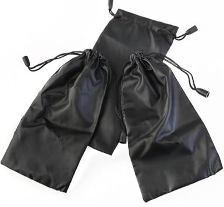 Picture of 3 Pack Shoe Bags Travel Bags for Men Women Black 