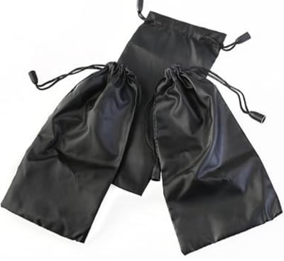 Picture of 3 Pack Shoe Bags Travel Bags for Men Women Black 