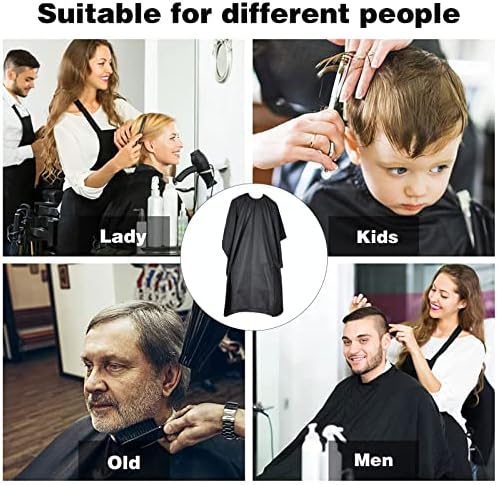 Picture of Hair Cutting Cape, Hairdressing Cape, Hairdresser, Hair Dye, Perming Black  