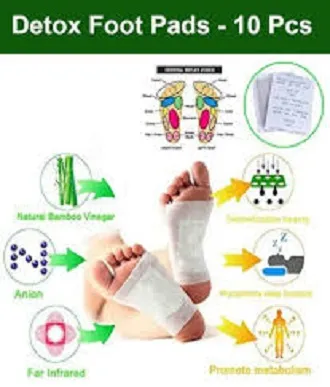 Picture of Kinoki Cleansing Detox Foot Pad - 10 Pads White 