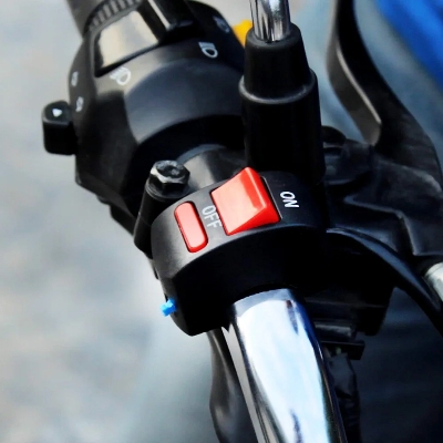 Picture of Motorcycle Headlight Switch Handlebar Toggle Switch with On Off Push Button for U5 U7 U2 Motorcycles Scooter Electrombile Motorbike  