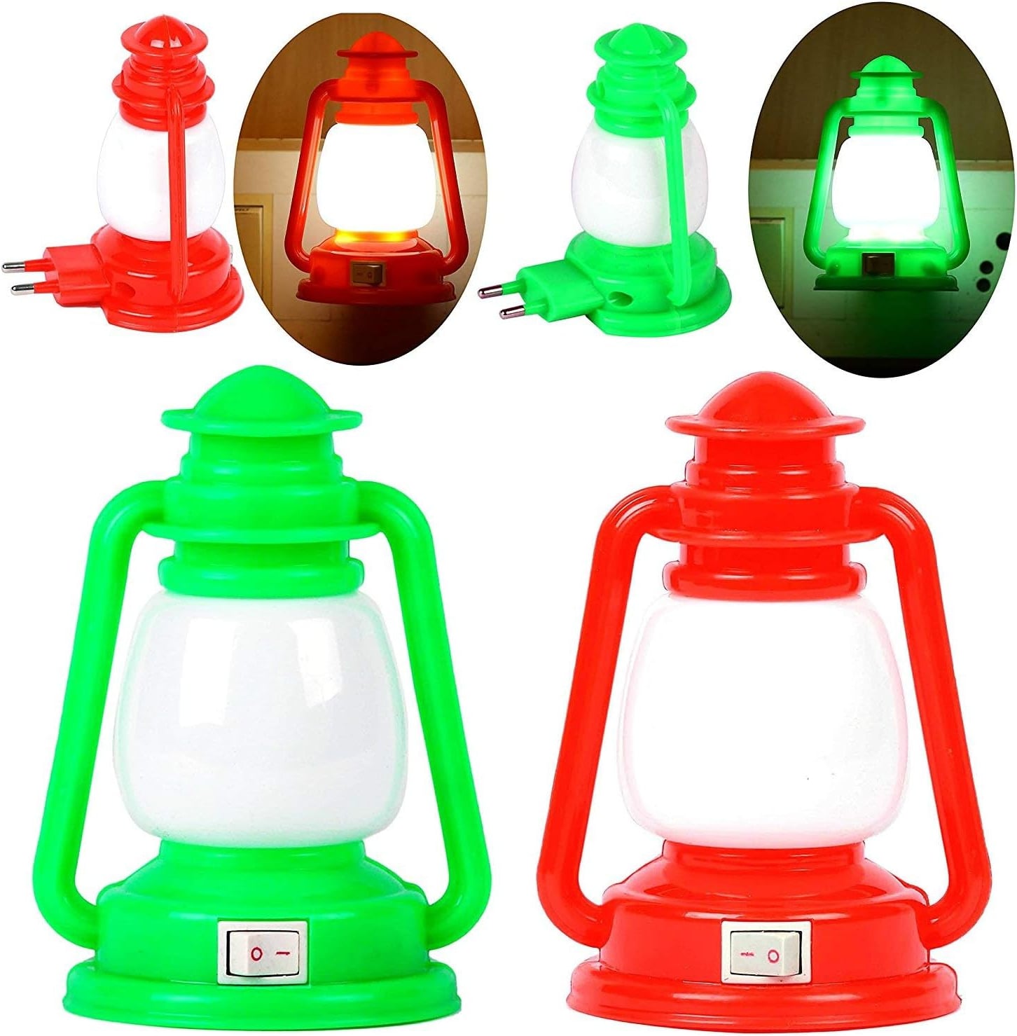 Picture of Night light Energy saving Ideal desk lamp, decoration light, night light, bedside lamp, gift Safe and long lifespan,The eco-friendly lamp is child safe and uses LED-technology Multicolor 
