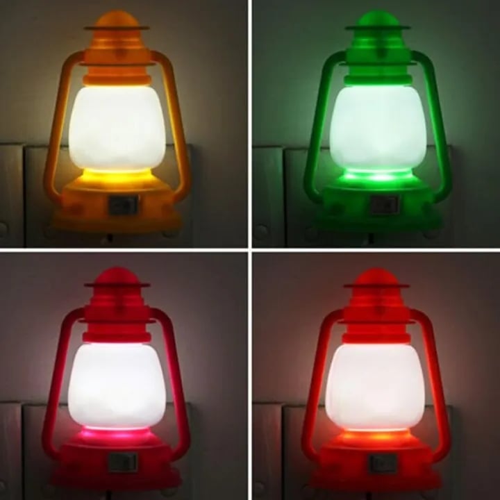 Picture of Night light Energy saving Ideal desk lamp, decoration light, night light, bedside lamp, gift Safe and long lifespan,The eco-friendly lamp is child safe and uses LED-technology Multicolor 