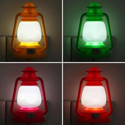 Picture of Night light Energy saving Ideal desk lamp, decoration light, night light, bedside lamp, gift Safe and long lifespan,The eco-friendly lamp is child safe and uses LED-technology Multicolor 