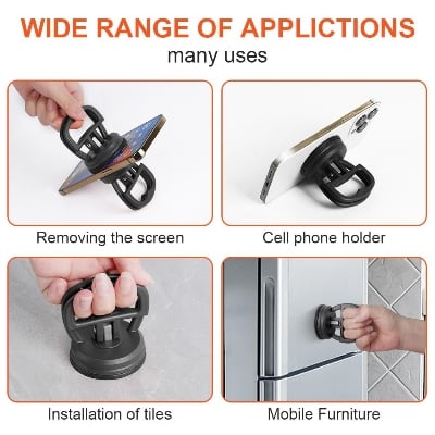 Picture of 1 pcs Heavy Duty Rubber Pad Glass Lifter. Car Dent Puller Enhanced Edition Carry Car Dent Puller  