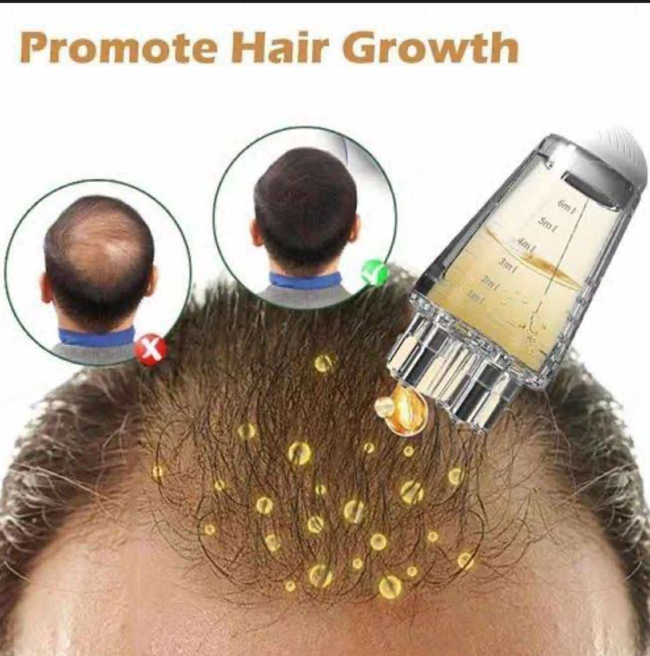 Picture of Hair Scalp, Hair Oil Applicator Handheld– Hair Oil Applicator Bottle, Scalp Applicator Massage Comb, 6 ML  