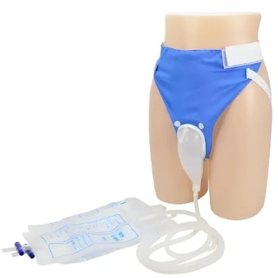 Picture of Wearable Men's Urinal, Portable Urinals for Men, Reusable Male Urine Bag, External Catheter for Men, Elderly Urinal with Urine Catheter Bags Multicolor 