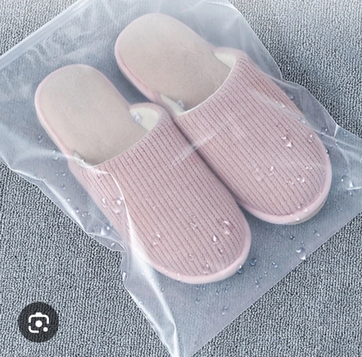 Picture of 10 Pcs Transparent Shoe Storage Bag Dust Proof Moisture-Proof Sealed Bag Travel Zipper Bag Portable Waterproof Shoe Cover Shoe Bag  