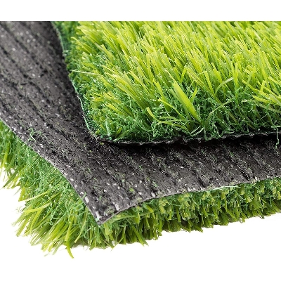 Picture of 2 Pcs Green Artificial Grass Table Heat Resistant Mat/Dish Coaster Drink Placemat Mat/ Table Mat Realistic Fake Turf Table Placemats Decor Golf Themed Spring Summer Party, Patio, DIY Crafts, 7 x 7 Inches, Green 