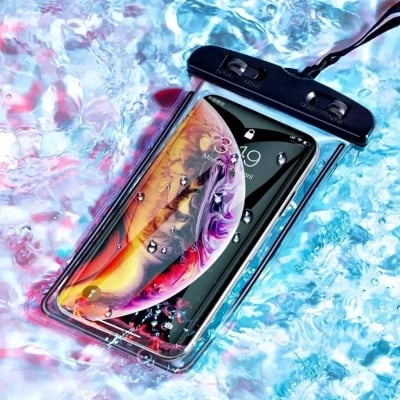 Picture of Mobile Phone Waterproof Bag for Swimming Water Sports Boating and Beach Trips Protects Phone from Water and Sand Perfect for Outdoor  Multicolor 