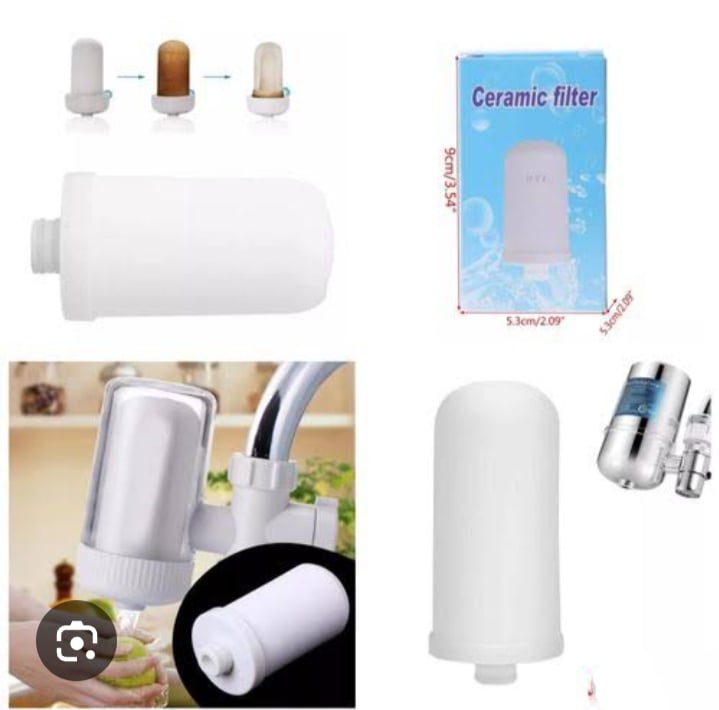 Picture of 1 pcs Water Purifier Cartridge,0.1 Microns Filtration Accuracy Ceramic Water Filter Cartridge Faucet Water Cartridge Replacement Element for Kitchen Purifier Home  