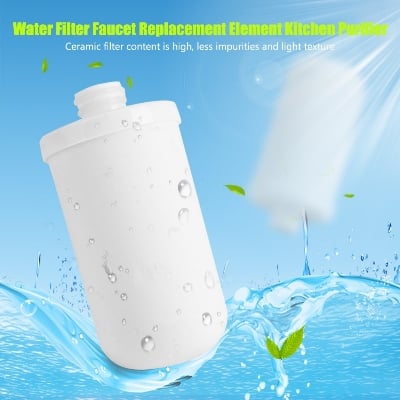 Picture of 1 pcs Water Purifier Cartridge,0.1 Microns Filtration Accuracy Ceramic Water Filter Cartridge Faucet Water Cartridge Replacement Element for Kitchen Purifier Home  