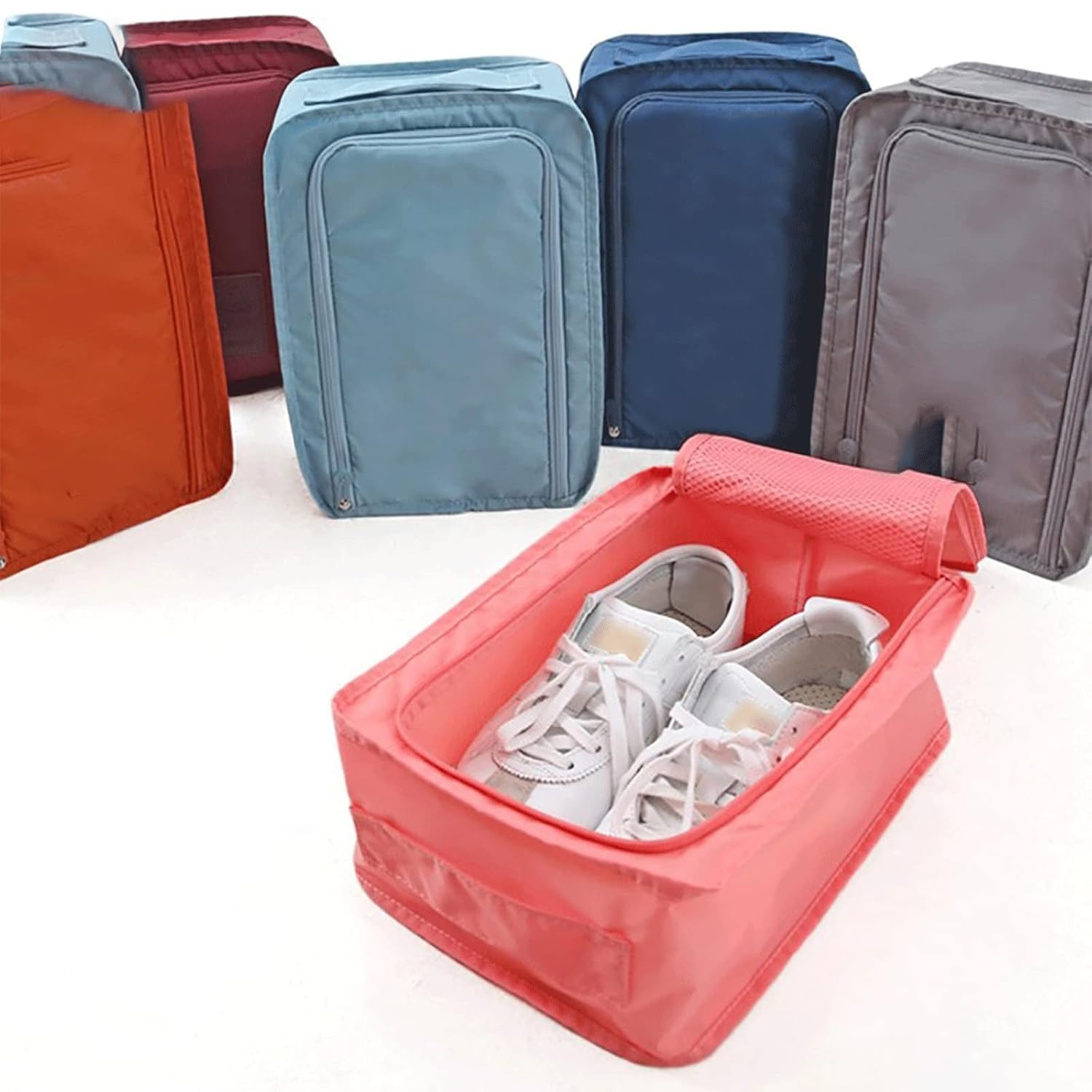 Picture of 1 pcs Shoe Bag multicolor Multifunctional Portable Travel Storage Bag Cosmetics Cosmetic Bag Storage Bag Travel Shoe Bag Storage Bag Multicolor 