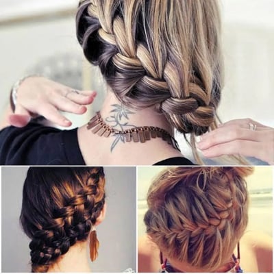 Picture of Hair Clips 4 Set Hairpin DIY Hair Braiding Braider Accessories Twist Bun Barrette Magic Hair Styling Tools for Women Black 