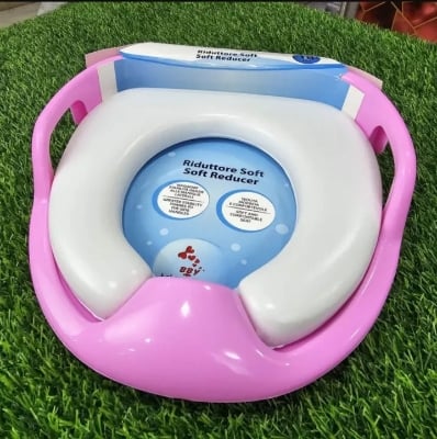 Picture of Baby Toilet seat Safe Soft Training seat Potty Sitting Ring with Handles Bathroom Trainer closestool Cover Multicolor 