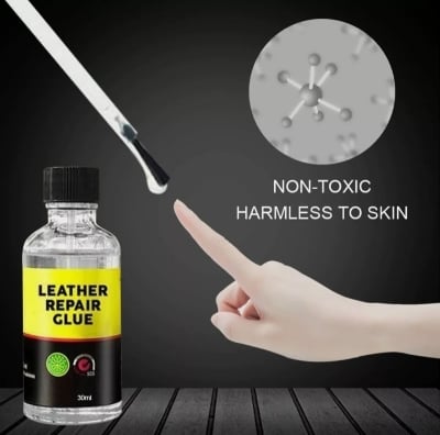 Picture of Leather Repair Scratch Repair Transparent 50ml Leather Soft Glue for Belt Sofa Bags Shoes Jacket  