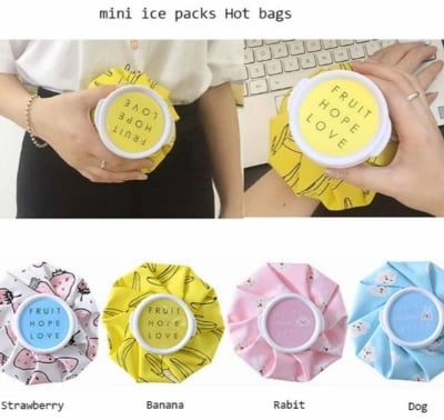 Picture of Reusable Hot Cold Therapy Ice Bag Cute Ice Packs for Sports Recovery, Pain Relief, Fever, Arthritis, Neurological Issues - 1 Piece Random Design Multicolor 