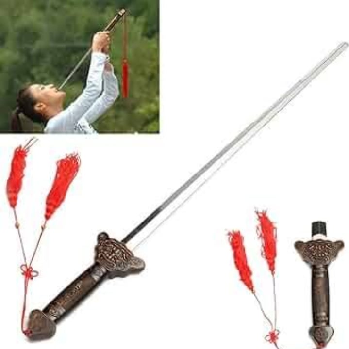 Picture of Foldable Toy Magical Sword/Talwaar for Kids Best Action Toy Brown 