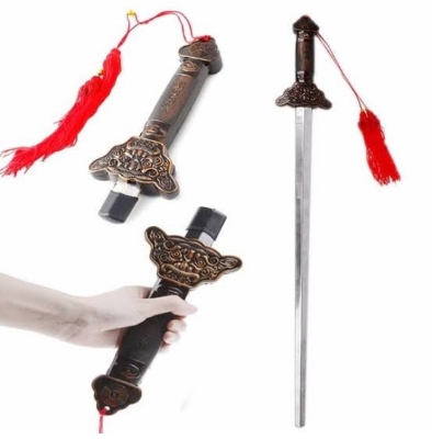 Picture of Foldable Toy Magical Sword/Talwaar for Kids Best Action Toy Brown 