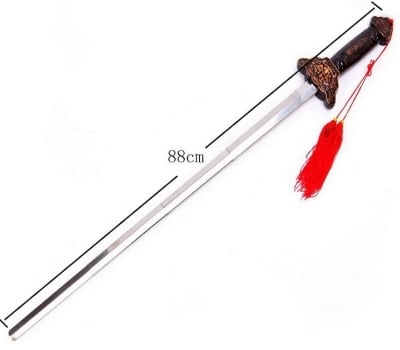 Picture of Foldable Toy Magical Sword/Talwaar for Kids Best Action Toy Brown 