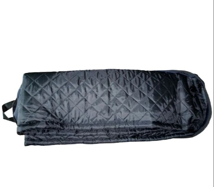 Picture of Travel foldable bed with carry bag portable bed mattress Black 