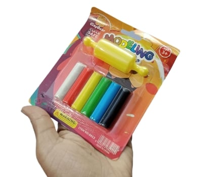 Picture of Clay Modelling Dough Non-Toxic And Finest Quality For Kids Colorful Kids Modeling Clay Multicolor 