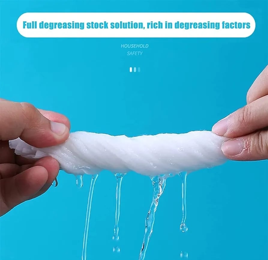 Picture of 15 pcs Car Glass Oil Film Removal Wipes, Car Glass Oil Film Cleaner, Multi-Purpose Car Oil Stain Cleaner  