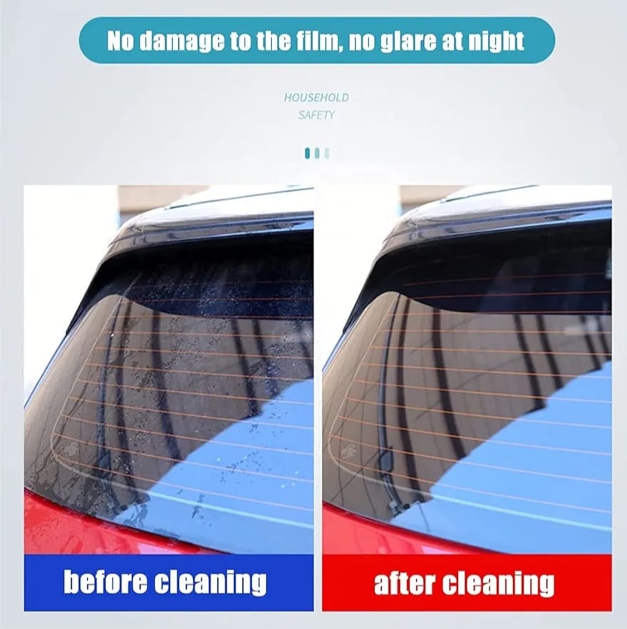 Picture of 15 pcs Car Glass Oil Film Removal Wipes, Car Glass Oil Film Cleaner, Multi-Purpose Car Oil Stain Cleaner  