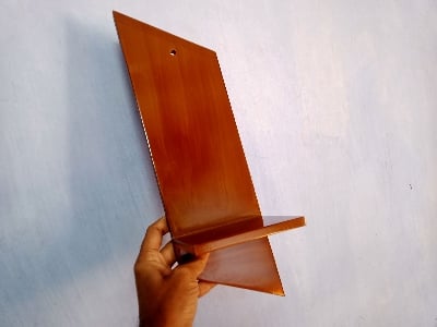 Picture of 1Pcs Wall Hanging Modern Flower Vases.  Wall Decorative Showpiece Holder. Craft Items For Wall, Home Decorative Flower Vase Brown 