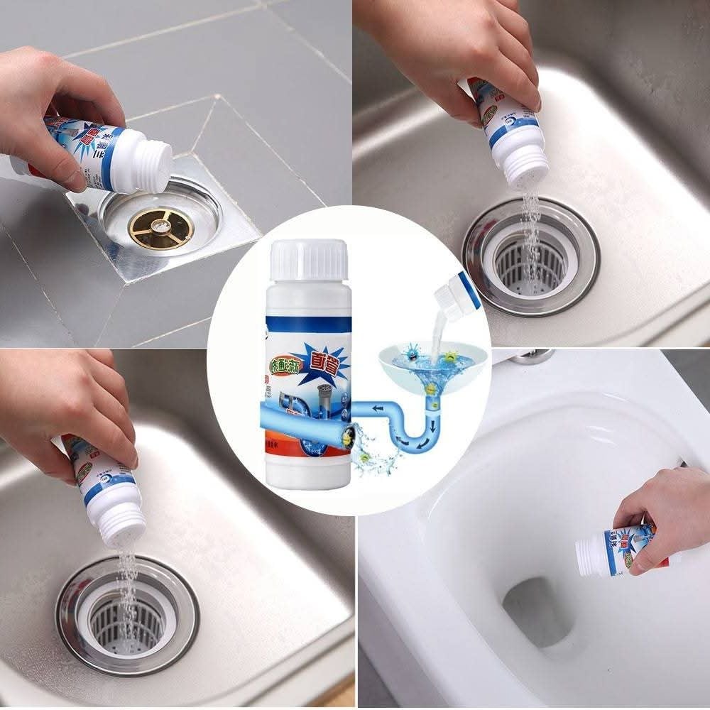 Picture of Wild Tornado Powerful Sink & Drain Cleaner  Powerful Clog Remover Effectively unclogs sinks, toilets, and drain pipes